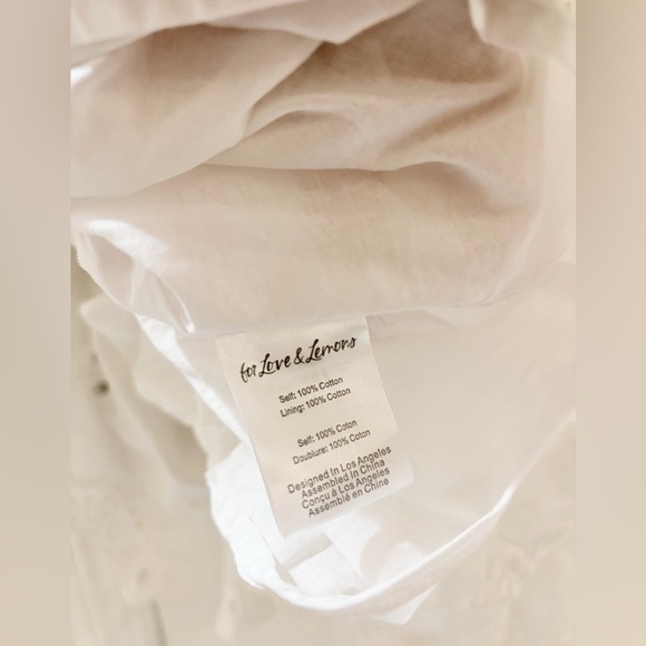 For Love & Lemons Serena Mini Dress White - Picture 7 of 7